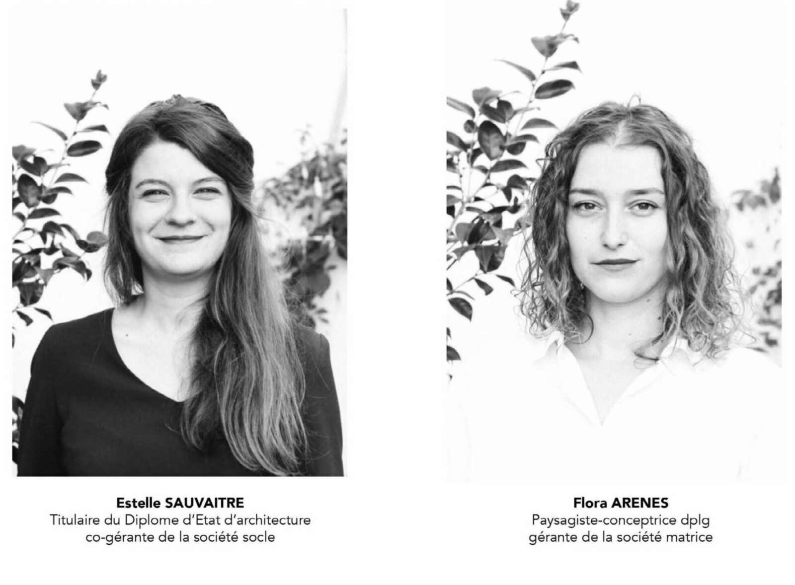 Les 2 lauréates de la résidence d'Architecture d'Évreux : Flora Arènes et Estelle Sauvaître